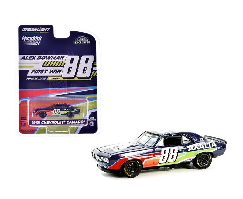Greenlight Collectibles - 1969 Chevrolet Camaro - Alex Bowman / Hendrick Motorsports First Win Tribute - Scala 1/64