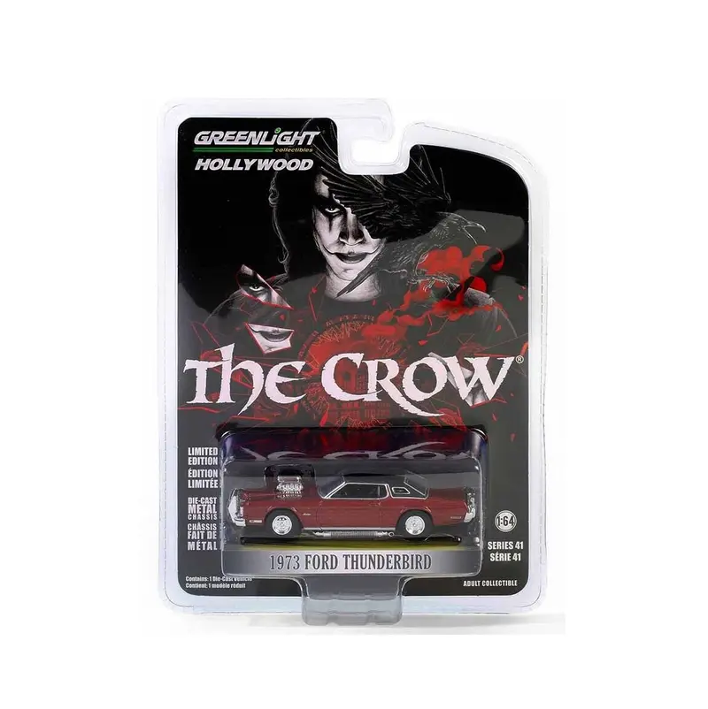 Greenlight Collectibles - 1973 Ford Thunderbird Supercharger The Crow (1994) Movie - Hollywood Series - Scala 1/64