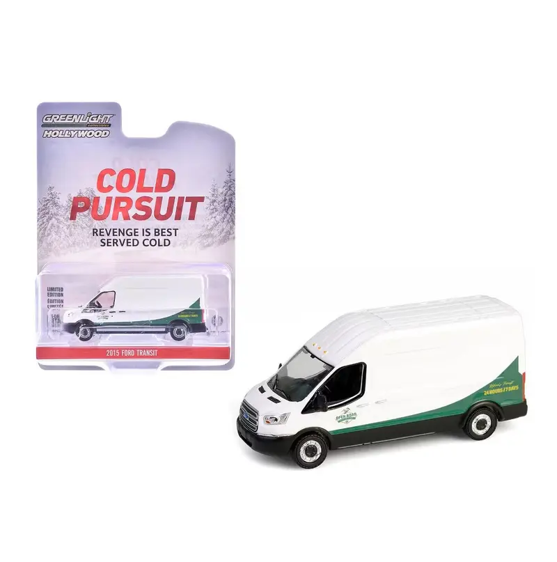 Greenlight Collectibles - 2015 Ford Transit Van "Cold Pursuit" 2019 Movie - Hollywood Series - Scala 1/64