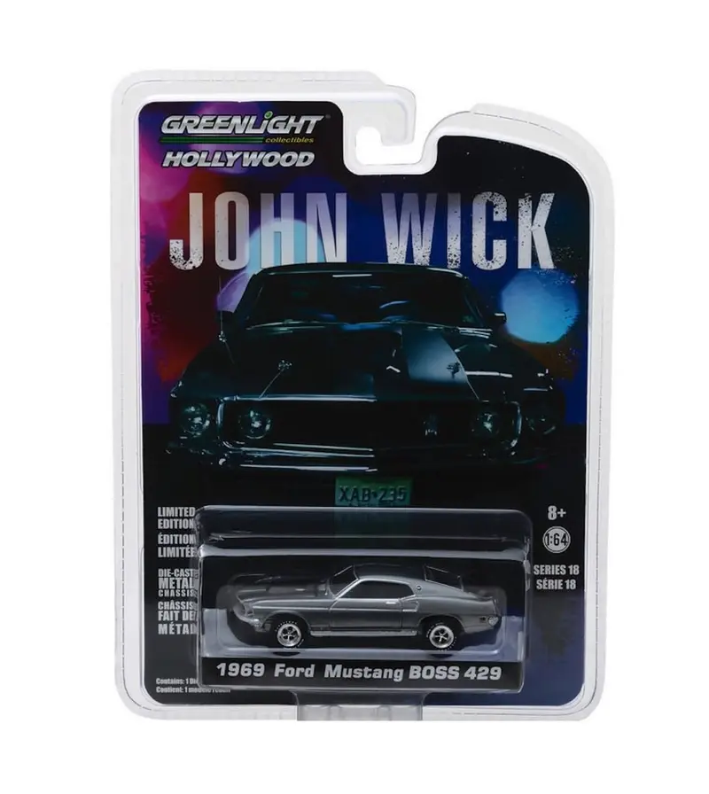 Greenlight - John Wick (2014) Movie 1969 Ford Mustang Boss 429 - Greenlight - Scala 1/64