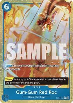 Gum-Gum Red Roc (OP04-056) - The Best (Alternate Art) [PRB01-OP04-056]