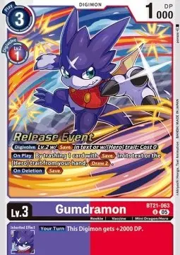 Gumdramon (BT21-063) - Promos