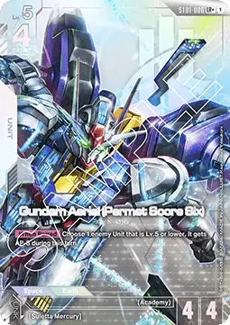 Gundam Aerial (Permit Score Six) (ST01-006) - Starter Deck