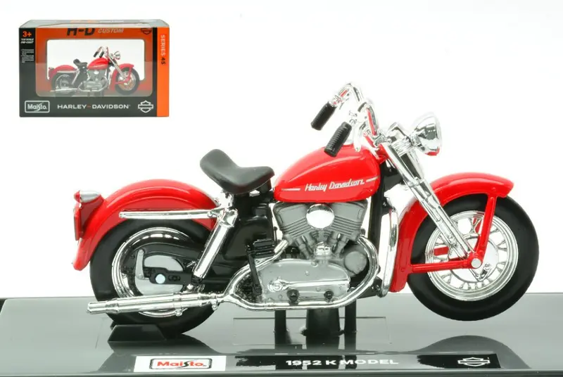 HARLEY DAVIDSON K MODEL 1952 RED 1