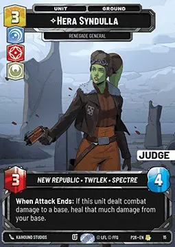 Hera Syndulla, Generale Rinnegata - 2026 Promos (Rare) [P26-15]