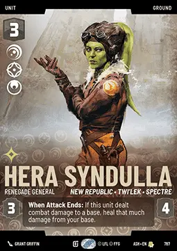 Hera Syndulla, Generale Rinnegata - Ceneri dell'Impero