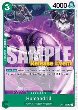 Humandrill (OP14-032) - Promos
