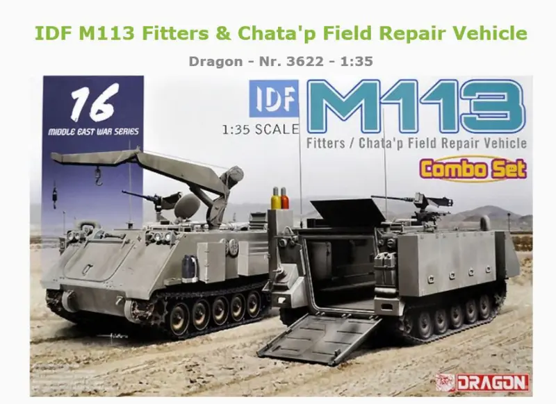 IDF M113 FITTERS & CHATA p FIELD REPAIR VEHICLE KIT 1