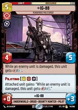 IG-88, Omicida Del Progetto Phlutdroid - Salto nell'Iperspazio (Rare) [JTL-141]
