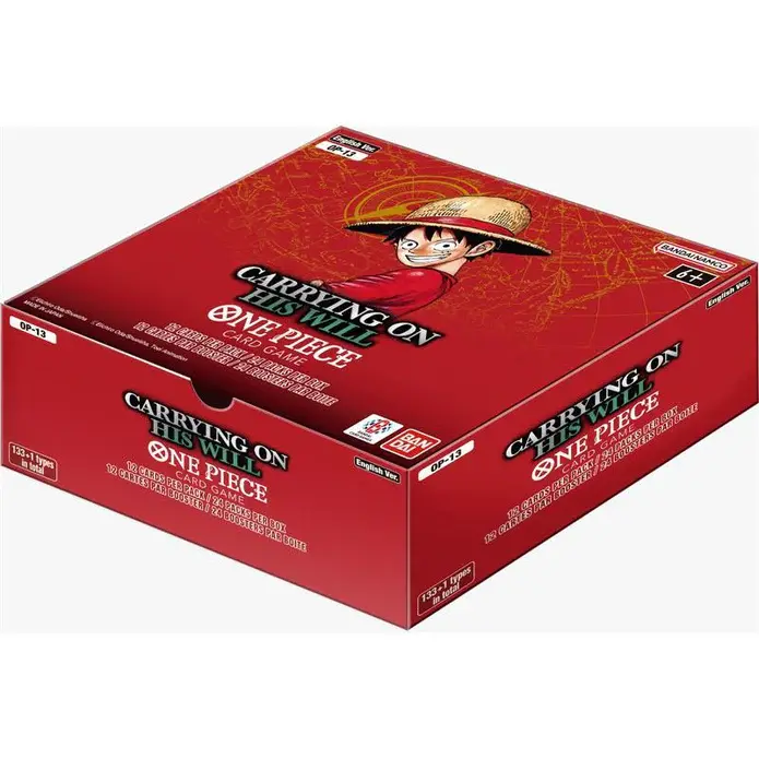 IL PRODOTTO POTREBBE AVERE DEI MICRO DIFETTI - One Piece Card Game OP - 13 Game Box 24 Bustine Inglese - Carrying on His Will