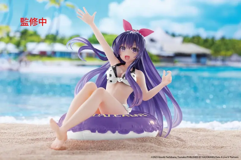 IN STOCK Date A Live V Aqua Float Girls PVC Statue Tohka Yatogami Renewal 10 cm