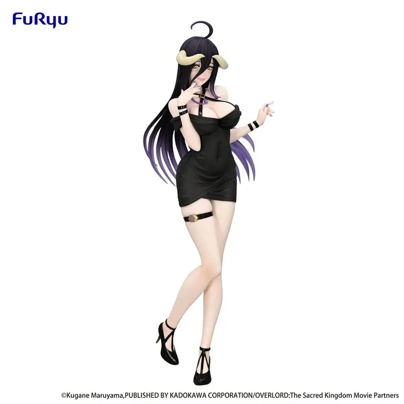 IN STOCK Overlord Trio-Try-iT PVC Statue Albedo Mini Dress Ver. 21 cm