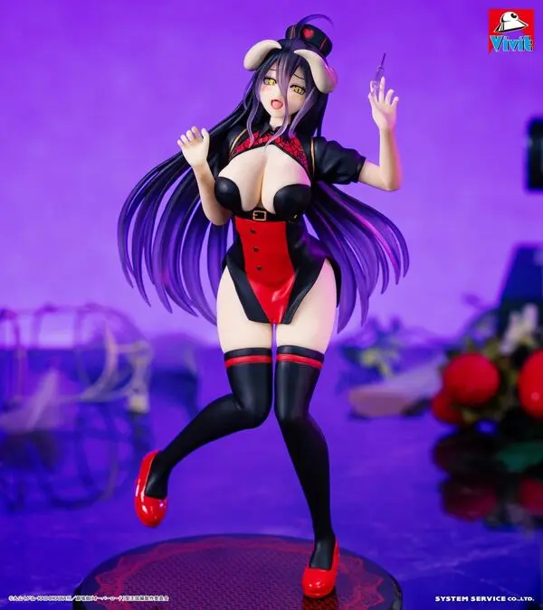 IN STOCK Overlord Vivit PVC Statue Albedo Black Nurse Ver. 18cm