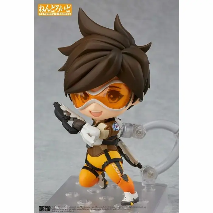 IN STOCK Overwatch Nendoroid Action Figure Tracer Classic Skin Edition 10 cm