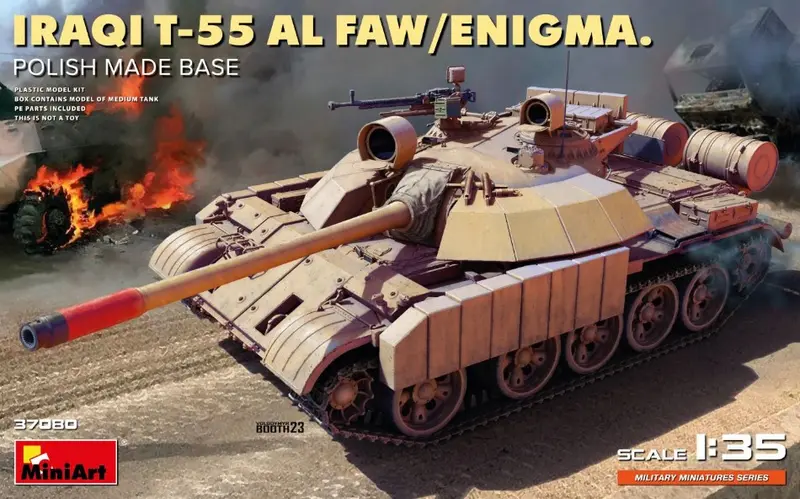 IRAQI T-55 AI FAW/ENIGMA POLISH MADE BASE KIT 1