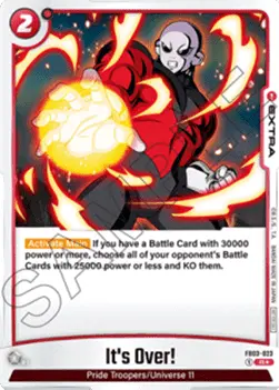 It's Over! (FB03-023) - Unnumbered Promos [Fusion World] (Rare) [FWUP-FB03-023]
