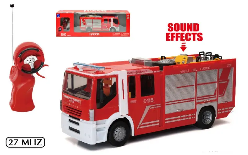 IVECO STRALIS VIGILI DEL FUOCO 27 MHz RADIOCOMANDO 1