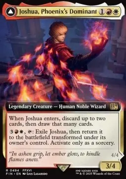 Joshua, Phoenix's Dominant // Phoenix, Warden of Fire - FINAL FANTASY