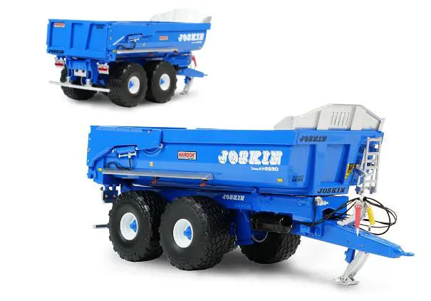 JOSKIN DUMP TRAILER TRANS-KTP 22/50 BLUE VERSION 1