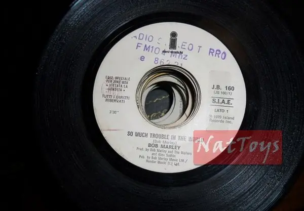 JUKE BOX 45 GIRI Bob Marley & The Wailers So much trouble in the world PROMO