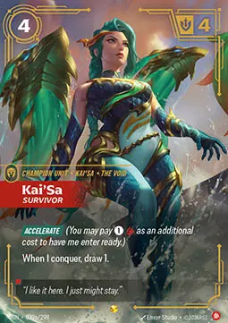 Kai'Sa, Survivor - Origins (Showcase) [OGN-039a]