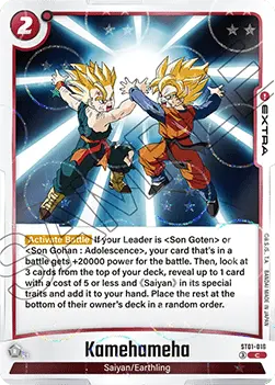 Kamehameha (ST01-016) - Story Booster 01 [Fusion World] (Common) [ST01-016]