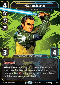 Kanan Jarrus, Spectre Uno - Tempi Senza Legge