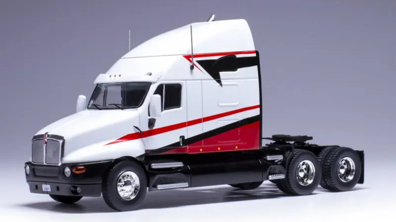 KENWORTH T2000 1998 WHITE/RED 1