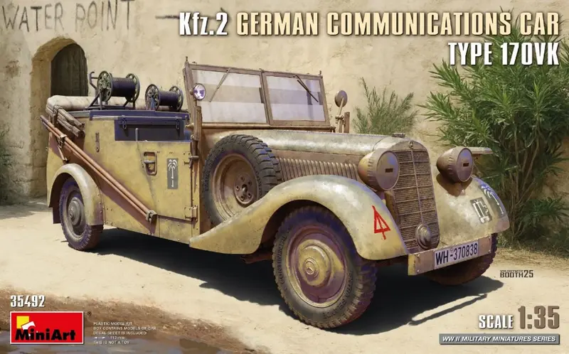 Kfz.2 GERMAN COMMUNICATIONS CAR TYPE 170VK KIT 1