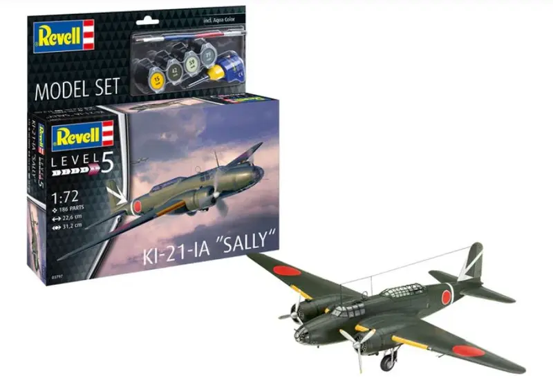 KI-21-IA "SALLY" MODEL SET KIT 1