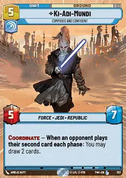Ki-Adi-Mundi, Calmo E Determinato - Il Crepuscolo della Repubblica