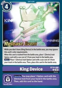 King Device (BT19-098) - Promos