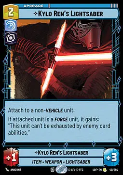 Kylo Ren's Lightsaber - Leggende della Forza (Rare) [LOF-040]