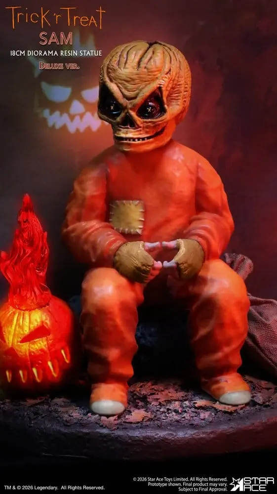 🧪 LAB | PREORDINE+ 03/2027 Trick R Treat Diorama Resin Statue Sam DX 18 cm