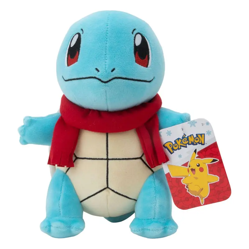 🧪 LAB | PREORDINE+ 11/2026 Pokémon Plush Figure Winter Squirtle with Scarf 20 cm