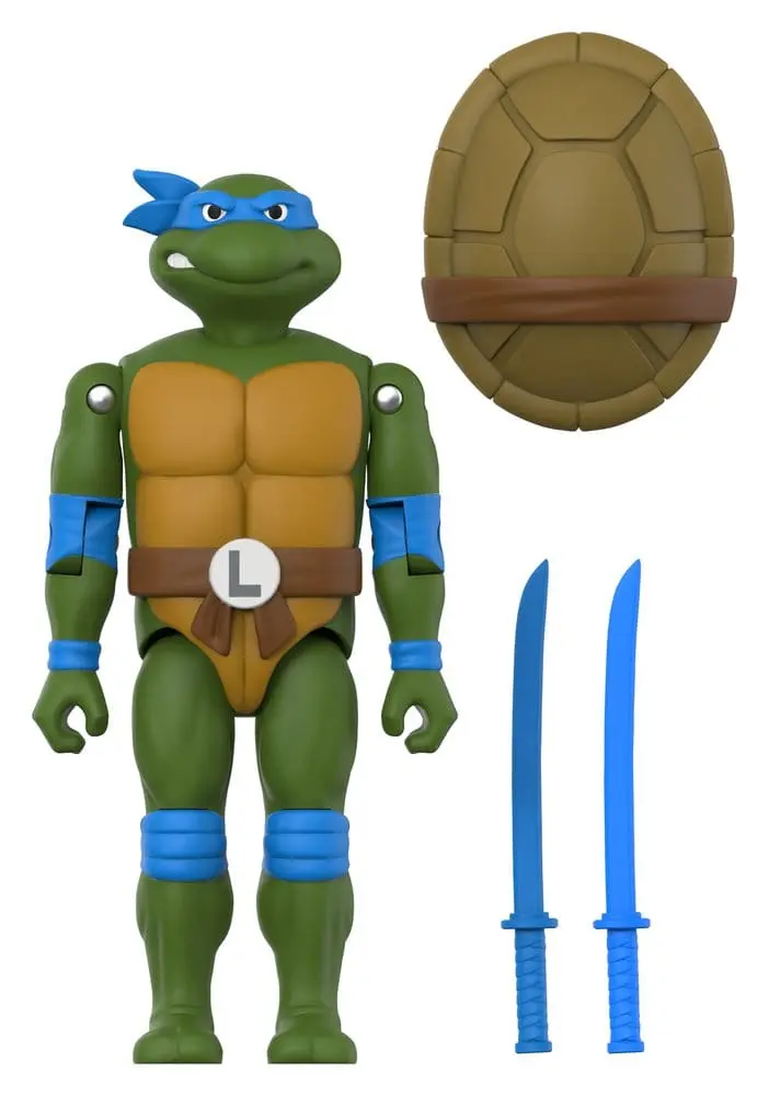 🧪 LAB | PREORDINE+ 11/2026 Teenage Mutant Ninja Turtles ReAction+ Action Figure Wave 02 Leonardo