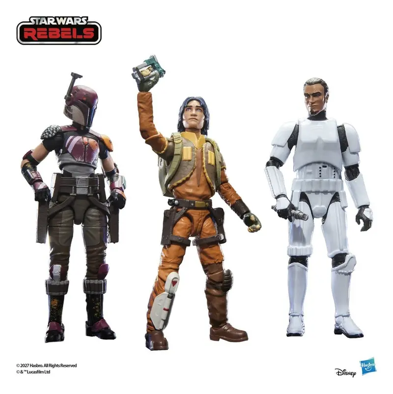 🧪 LAB | PREORDINE+ 12/2026 Star Wars Rebels Vintage Collection Action Figure Multipack Lothal Rebels Set 10 cm