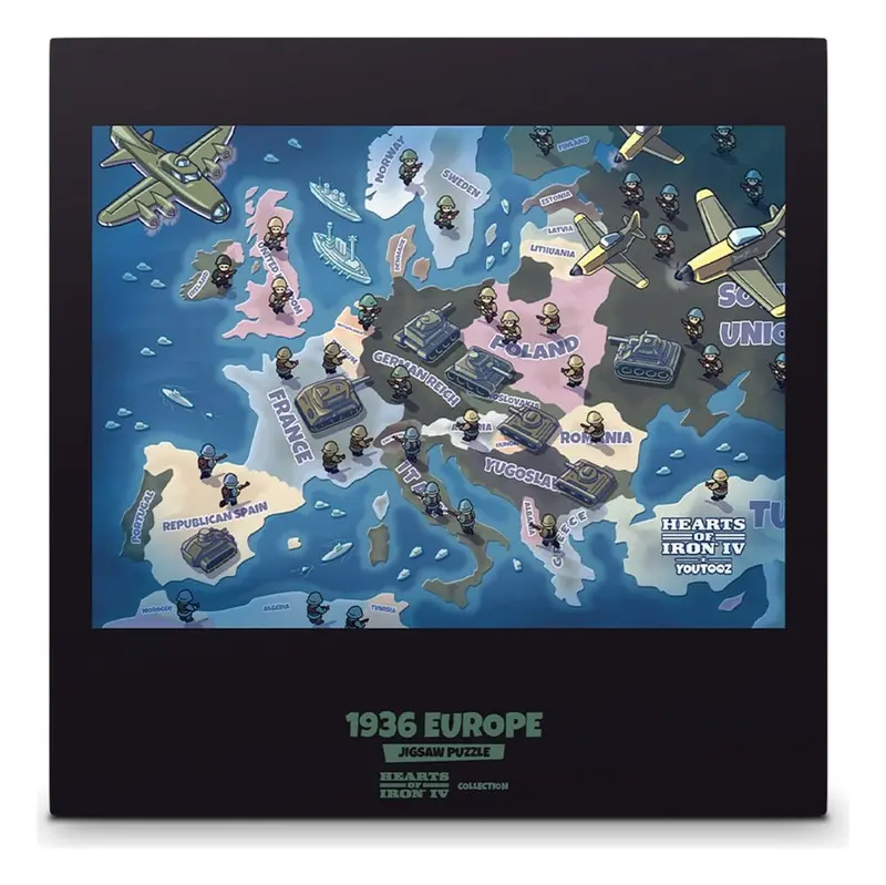 🧪 LAB | PREORDINE+ CHIUSO 04/2027 Hearts of Iron Puzzle 1936 Europe