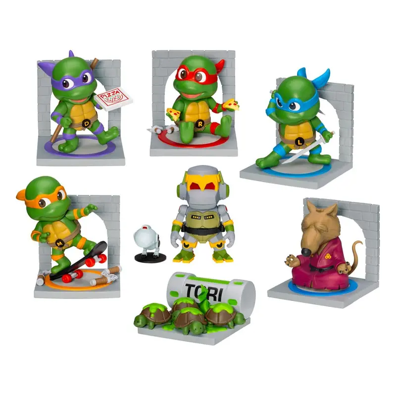 🧪 LAB | PREORDINE+ CHIUSO 12/2026 Teenage Mutant Ninja Turtles Mini Egg Attack Blind Box Figures Series 12 cm Assortment (6)