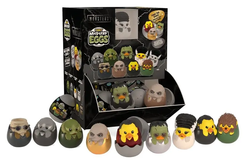 🧪 LAB | PREORDINE+ CHIUSO 12/2026 Universal Monsters Mystery Tubbz Mini Figures 5 cm Blind Box Display (36)