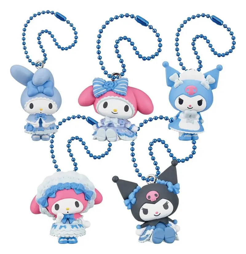 🧪 LAB | PREORDINE+ CHIUSO ??/???? Sanrio Twinchees Mini Figures My Melody x Kuromi Sweet Lolita 5 cm Blind Pack Display (24)