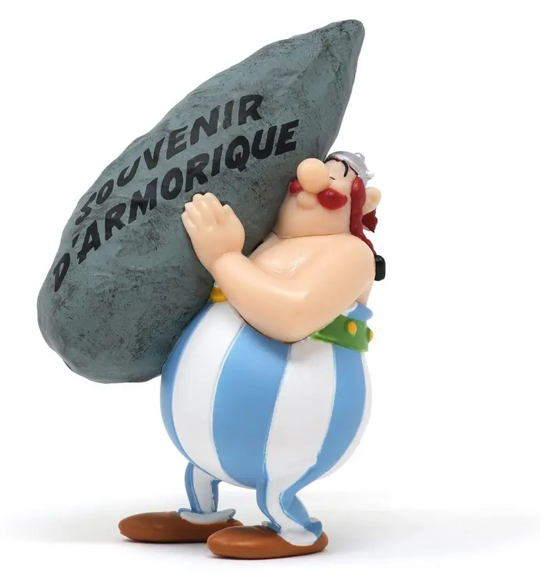 🧪 LAB | SU ORDINAZIONE Asterix PVC Figure Obelix Souvenir from Armorica 9 cm