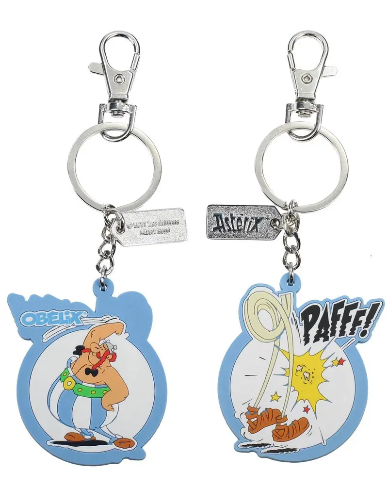 🧪 LAB | SU ORDINAZIONE Asterix Rubber Keychain Obelix 7 cm