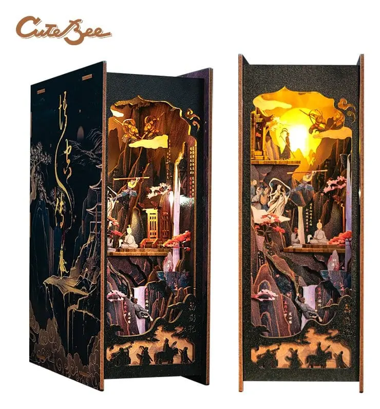 🧪 LAB | SU ORDINAZIONE Book Nook The Legend of Wukong 22 x 8 cm