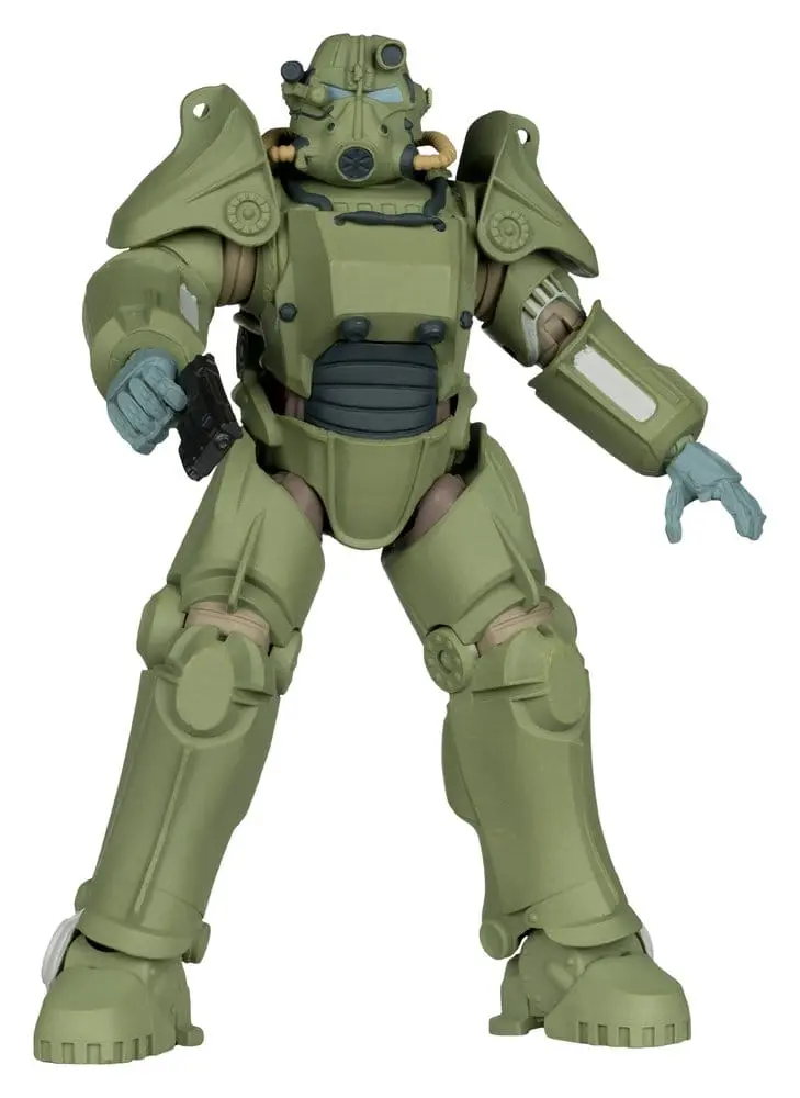 🧪 LAB | SU ORDINAZIONE Fallout 76 Gaming Edition Action Figure T-45 Military Armor (Red Platinum Edition) 20 cm