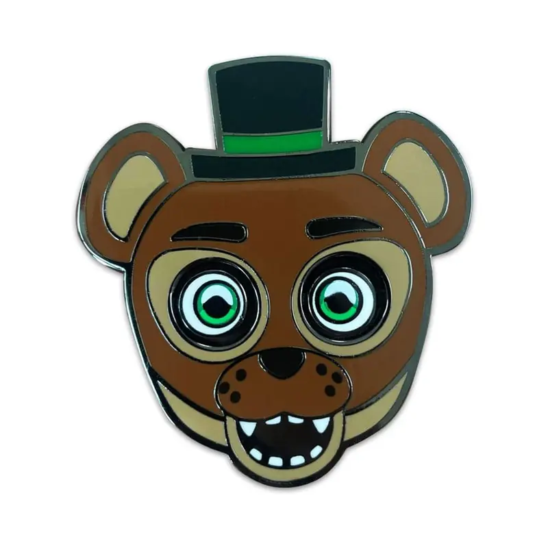 🧪 LAB | SU ORDINAZIONE Five Nights at Freddy´s Pin Badge Popgoes The Weasel Glow in the Drak Spinning 5 cm