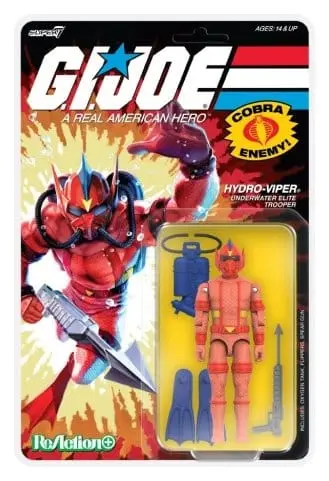 🧪 LAB | SU ORDINAZIONE GI Joe ReAction+ Action Figure Wave 07 Hydro Viper (Comic) 10 cm