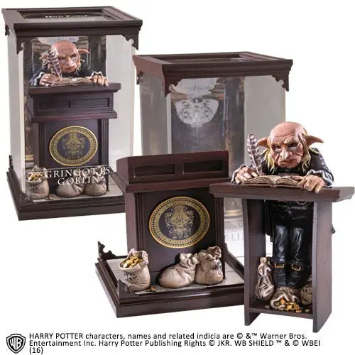 🧪 LAB | SU ORDINAZIONE Harry Potter Magical Creatures Statue Gringotts Goblin 19 cm