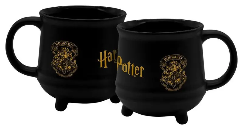 🧪 LAB | SU ORDINAZIONE Harry Potter Mug Hogwarts Crest Cauldron Design 560ml