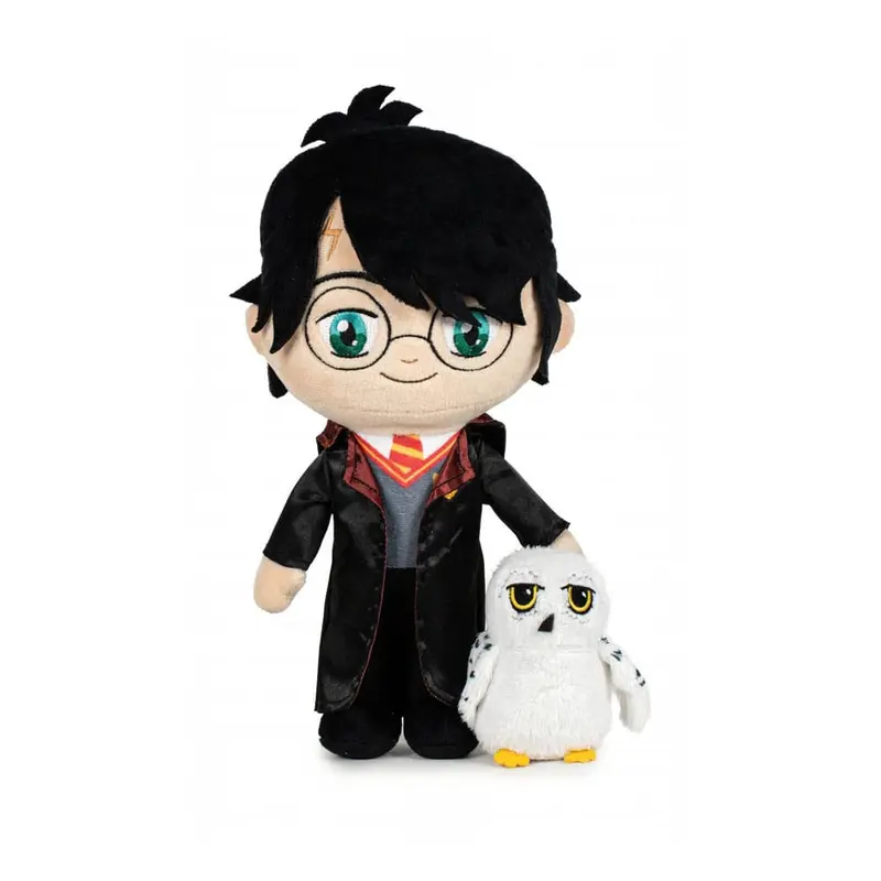 🧪 LAB | SU ORDINAZIONE Harry Potter Plush Figures Harry with Hedwig 29 cm
